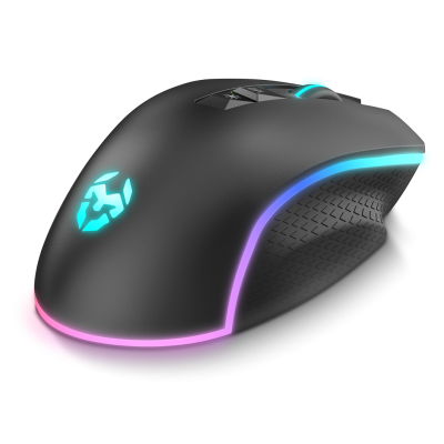 Krom Keos ratón mano derecha USB tipo A Óptico 6400 DPI