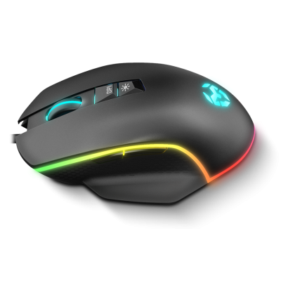 Krom Keos ratón mano derecha USB tipo A Óptico 6400 DPI