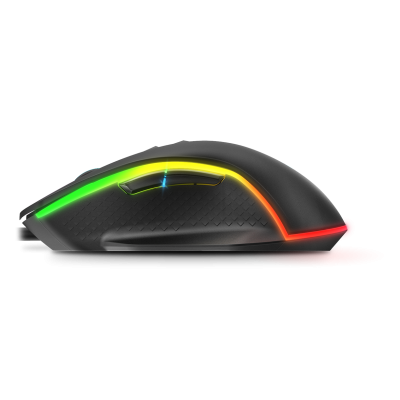 Krom Keos ratón mano derecha USB tipo A Óptico 6400 DPI