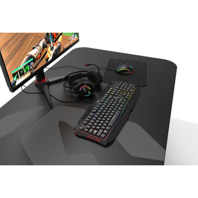 Krom Keos ratón mano derecha USB tipo A Óptico 6400 DPI