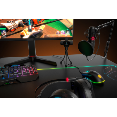 Krom Kam cámara web 1920 x 1080 Pixeles USB 2.0 Negro