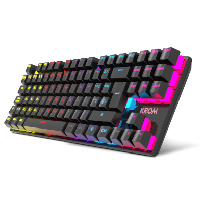 Krom Kasic TKL teclado USB Negro