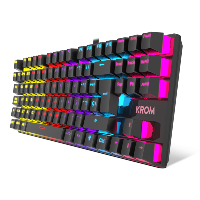 Krom Kasic TKL teclado USB Negro