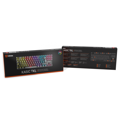 Krom Kasic TKL teclado USB Negro