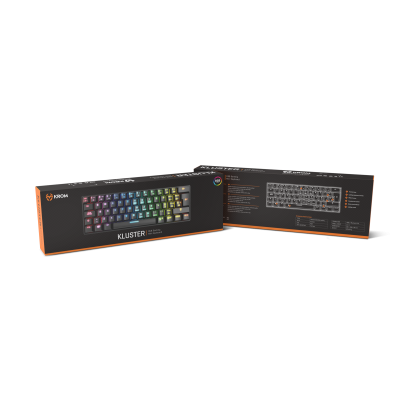 Krom Kluster teclado USB + Bluetooth Negro