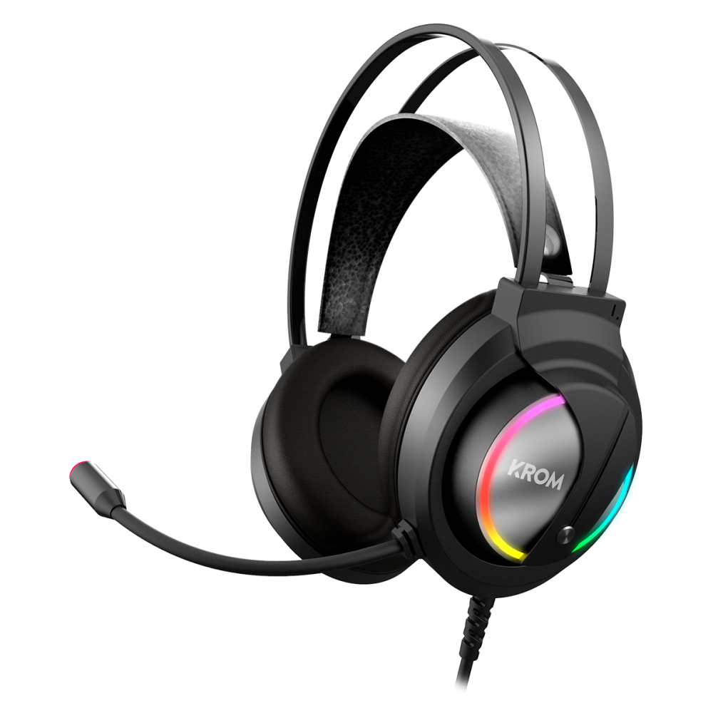 Krom Kappa Auriculares Alámbrico Diadema Juego Negro