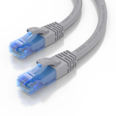 AISENS Cable De Red Latiguillo RJ45 Cat.6 UTP AWG26 CCA, Gris, 20 m