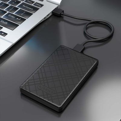 AISENS Caja Externa 2,5" ASE-2522B 9.5mm SATA a USB 3.0USB3.1 Gen1, Negra