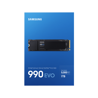Samsung 990 EVO M.2 1 TB PCI Express 4.0 V-NAND TLC NVMe