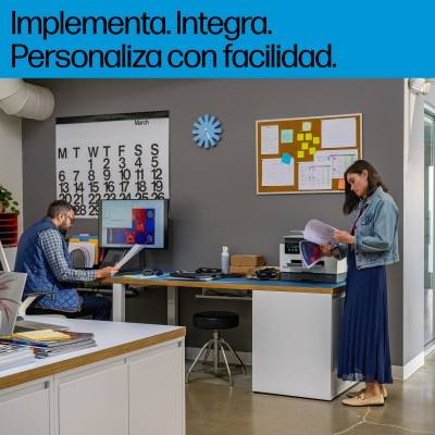HP OfficeJet Pro Impresora multifunción 9130b, Color, Impresora para Pequeñas y medianas empresas, Imprima, copie, escanee y en