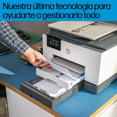 HP OfficeJet Pro Impresora multifunción 9130b, Color, Impresora para Pequeñas y medianas empresas, Imprima, copie, escanee y en