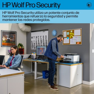 HP OfficeJet Pro Impresora multifunción 9130b, Color, Impresora para Pequeñas y medianas empresas, Imprima, copie, escanee y en