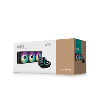 DeepCool LD360 Procesador Sistema de refrigeración líquida todo en uno 12 cm Negro 1 pieza(s)