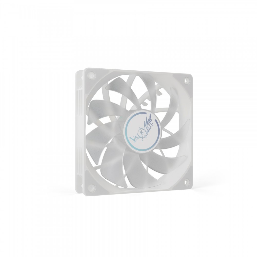 Valkyrie VK-FANV12FW sistema de refrigeración para ordenador Carcasa del ordenador Ventilador Blanco