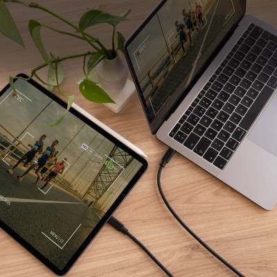 Nanocable Cable USB 2.0 3A, tipo USB-CM-USB-CM, Negro, 1.5 m