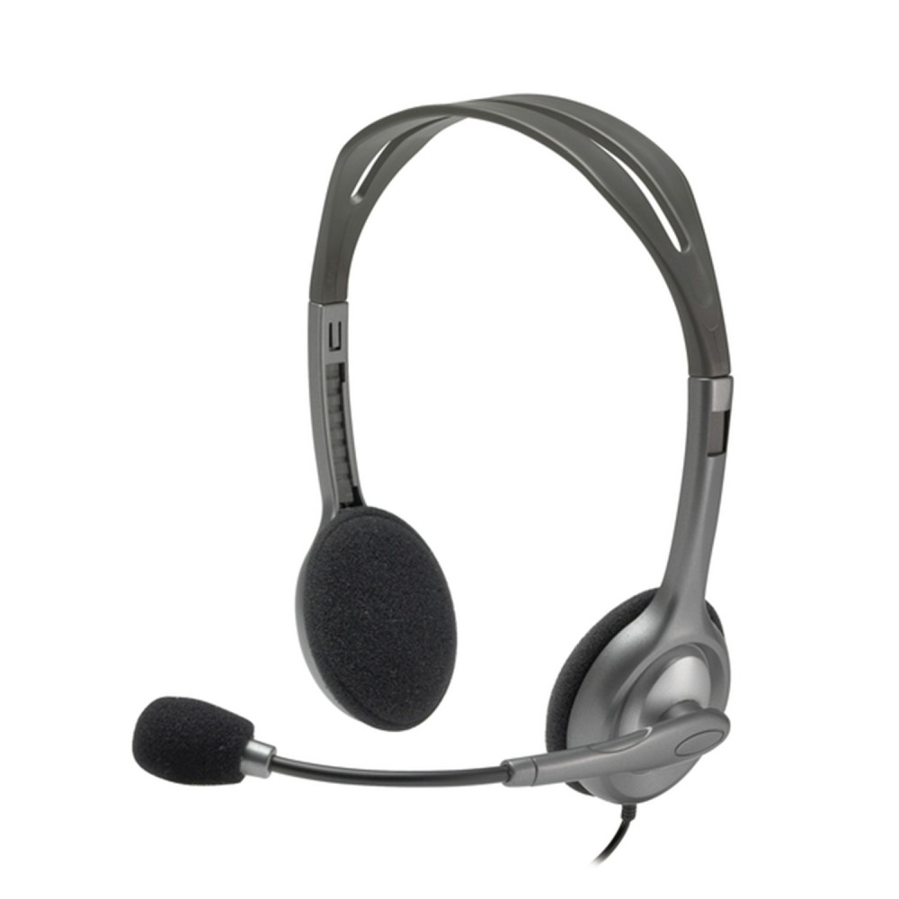 Logitech H111 Auriculares Alámbrico Diadema OficinaCentro de llamadas Gris