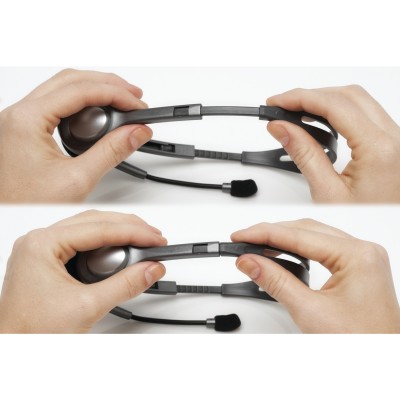 Logitech H111 Auriculares Alámbrico Diadema OficinaCentro de llamadas Gris