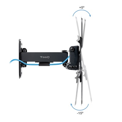 TooQ Soporte de Pared para Pantallas 13"-43", Negro