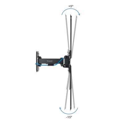 TooQ LP1355TN-B soporte para TV 139,7 cm (55") Negro