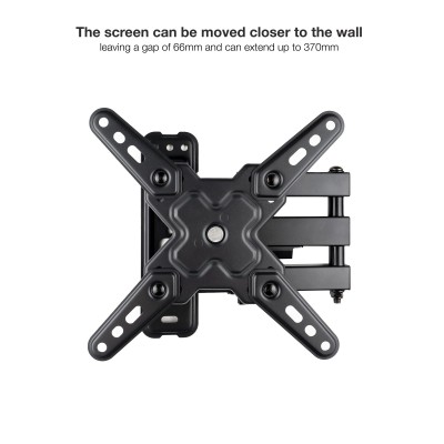 TooQ Soporte de Pared para Pantallas 13"-43", Negro