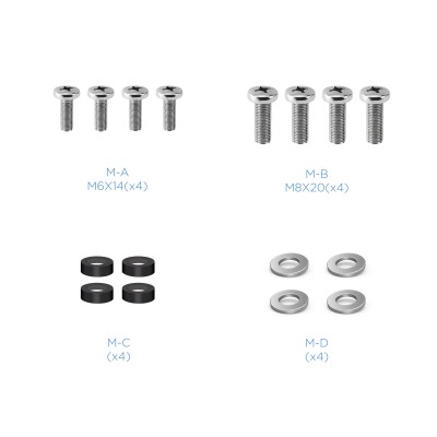 TooQ Soporte de Pared para Pantallas 13"-43", Negro