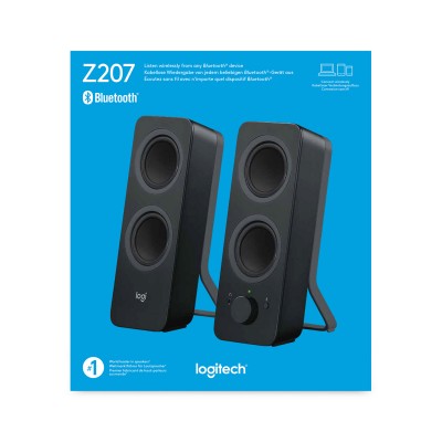 Logitech Z207 Negro Inalámbrico y alámbrico 5 W