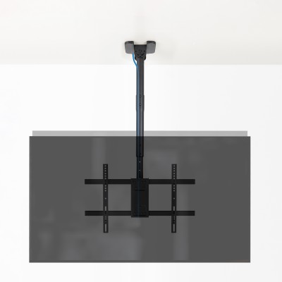 TooQ Soporte de Techo para 2 Pantallas 43"-86", Negro