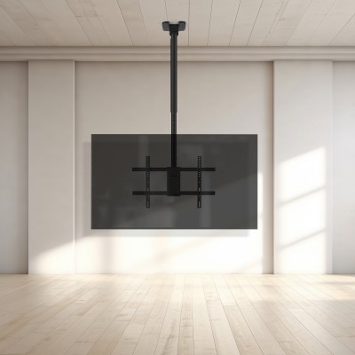 TooQ Soporte de Techo para Pantallas 43"-86", Negro