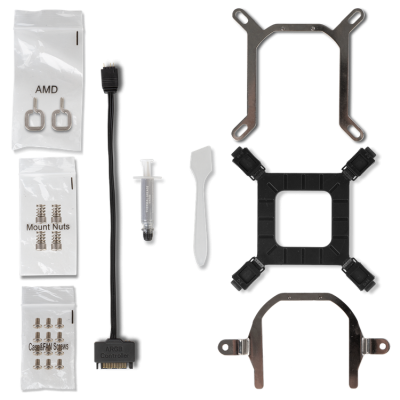 NOX NXHUMMERM360ARGB sistema de refrigeración para ordenador Procesador Sistema de refrigeración líquida todo en uno 12 cm Negr