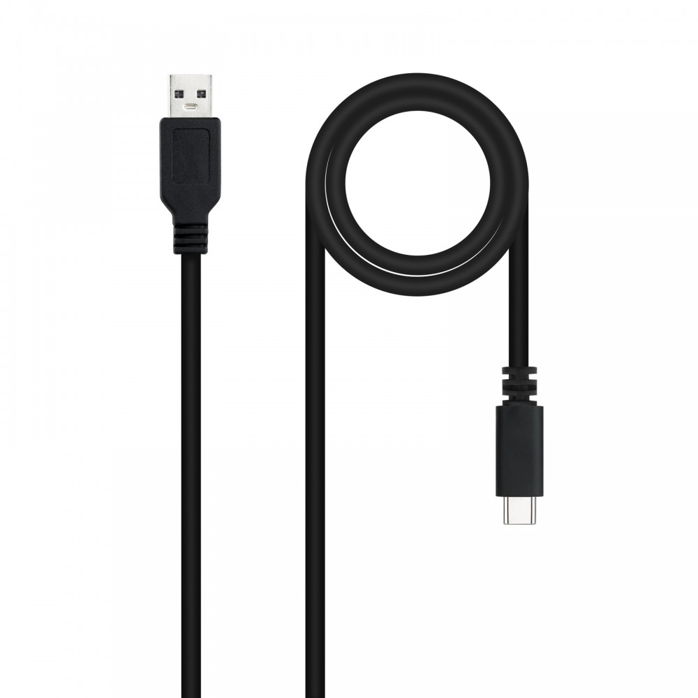 Nanocable Cable USB 2.0 3A, tipo USB-CM-AM, Negro, 1.5 m