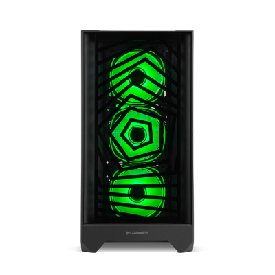 NOX Hummer PLASMA Midi Tower Negro