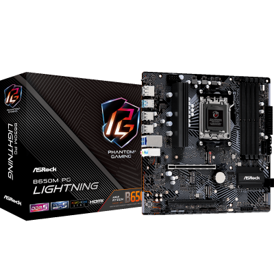 Asrock B650M PG Lightning AMD B650 Zócalo AM5 micro ATX