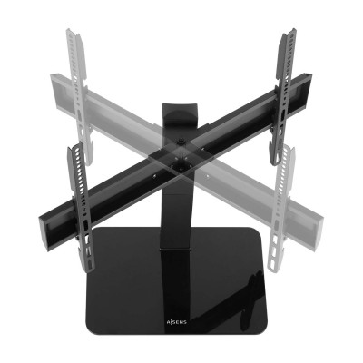 AISENS Soporte de Mesa ECO Giratorio para MonitorTV 40Kg de 37-70, Negro