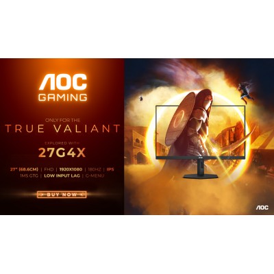 AOC G4 27G4X pantalla para PC 68,6 cm (27") 1920 x 1080 Pixeles Full HD LED Negro