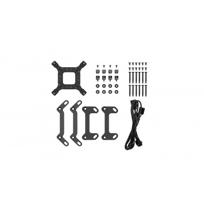 DeepCool LT360 Procesador Sistema de refrigeración líquida todo en uno 12 cm Negro 1 pieza(s)