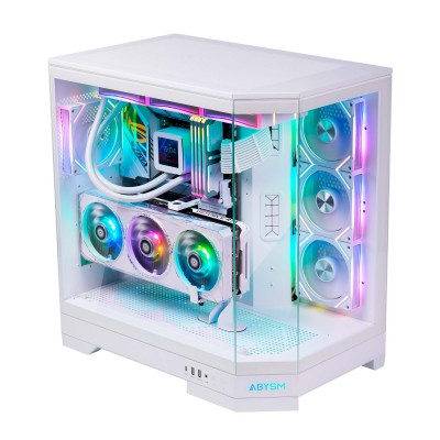 ABYSM Gaming Caja E-ATX Danube Sava H600 White