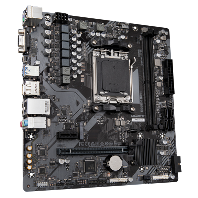 GIGABYTE B650M S2H Placa base - AMD Ryzen serie 9000, VRM de 5+2+2 fases, hasta 6400 MHz DDR5 (OC), 1xPCIe 4.0 M.2, LAN GbE, US