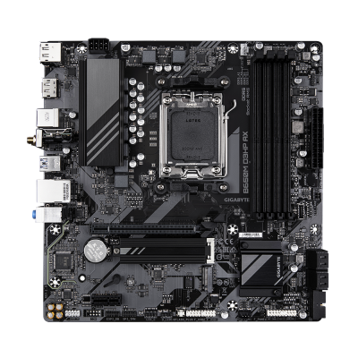 GIGABYTE B650M D3HP AX Placa base - AMD Ryzen serie 9000, VRM de 5+2+2 fases, hasta 7600 MHz DDR5 (OC), 2xPCIe 4.0 M.2, LAN 2,5
