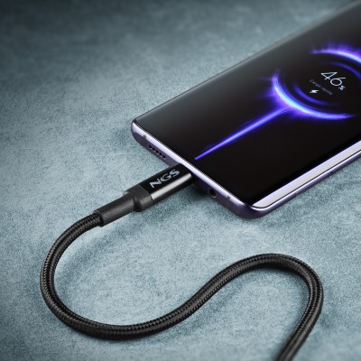 NGS KNOT 65W-3 cable USB USB 2.0 3 m USB C Negro