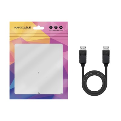 Nanocable Cable DisplayPort 1.2 CCS, DPM - DPM, Negro, 3.0 m