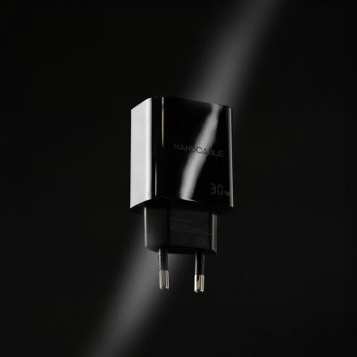 Nanocable Cargador USB-C PD 30W, Negro