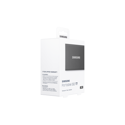 Samsung Portable SSD T7 1 TB USB Tipo C 3.2 Gen 2 (3.1 Gen 2) Gris