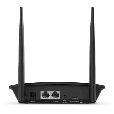 TP-Link TL-MR100 router inalámbrico Ethernet rápido Banda única (2,4 GHz) 4G Negro