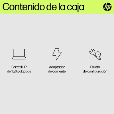 HP 15-fd0055ns Intel® Core™ i5 i5-1334U Portátil 39,6 cm (15.6") Full HD 8 GB DDR4-SDRAM 512 GB SSD Wi-Fi 6 (802.11ax) FreeDOS
