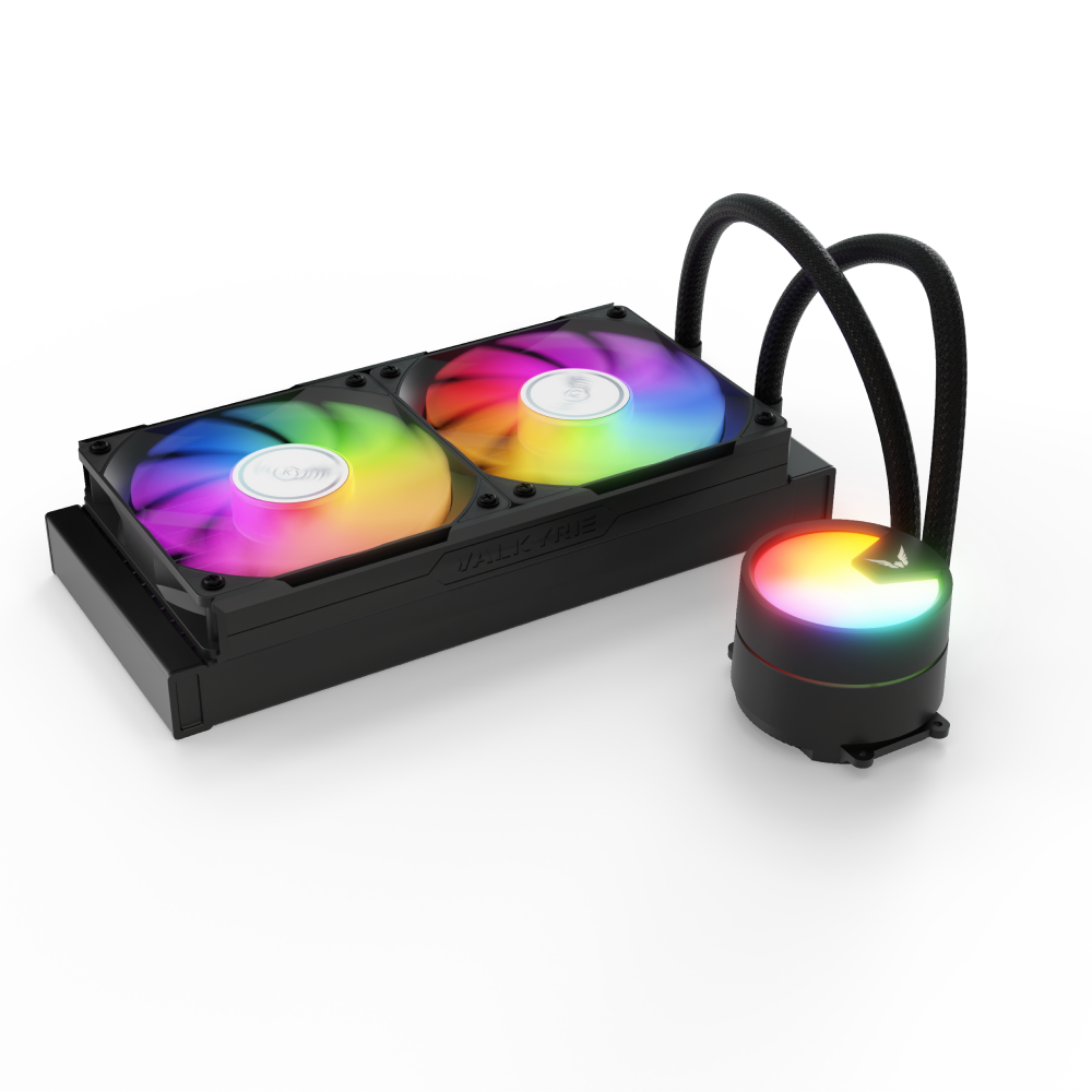 Valkyrie A240 Black Procesador Sistema de refrigeración líquida todo en uno 24 cm Negro