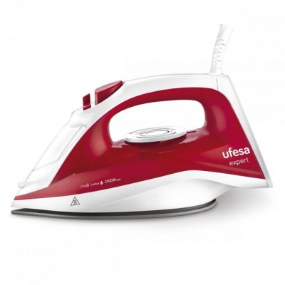 Ufesa 80105142 plancha Plancha a vapor 2400 W Rojo, Blanco