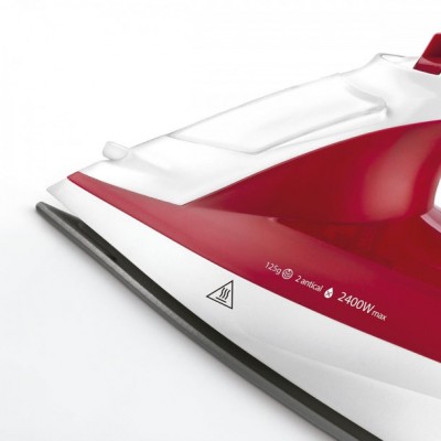 Ufesa 80105142 plancha Plancha a vapor 2400 W Rojo, Blanco