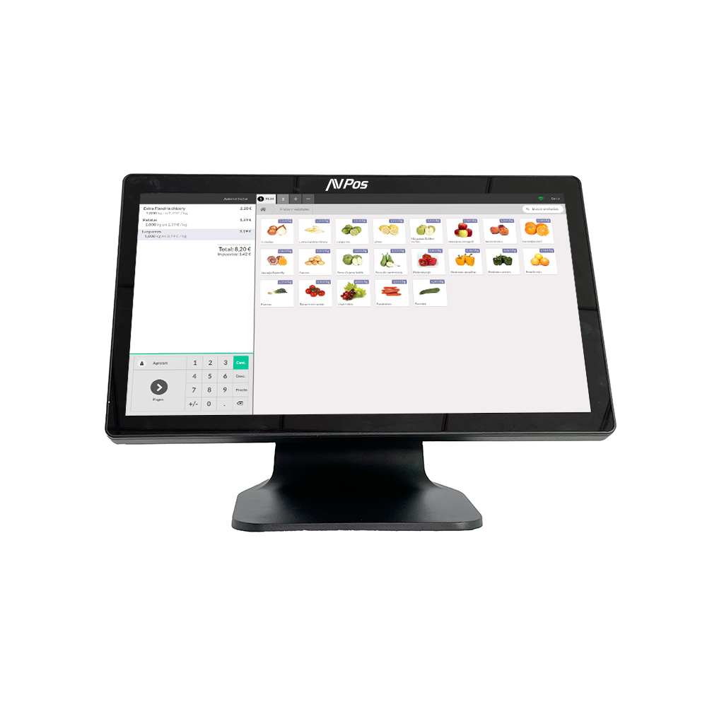 AVPos AVP-K4000B-MAX-I5 Terminal Punto Venta (TPV) 47 cm (18.5") 1366 x 768 Pixeles Pantalla táctil