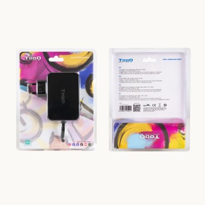 TooQ Cargador de portátil GAN USB-C PD 100W, Negro