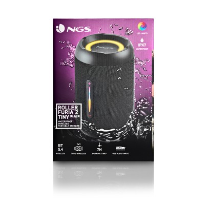 NGS ROLLER FURIA 2 TINY Altavoz portátil estéreo Negro 10 W